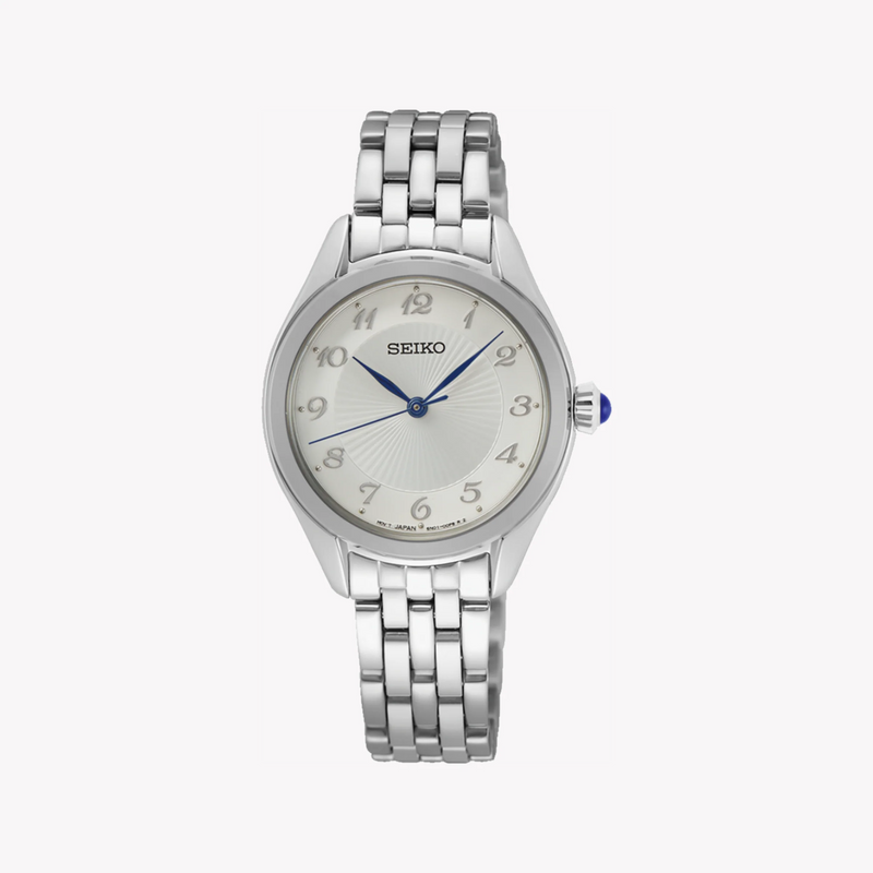 Seiko Women's Stainless Steel Watch, Silver Dial | Sur379p1 by i-watch
