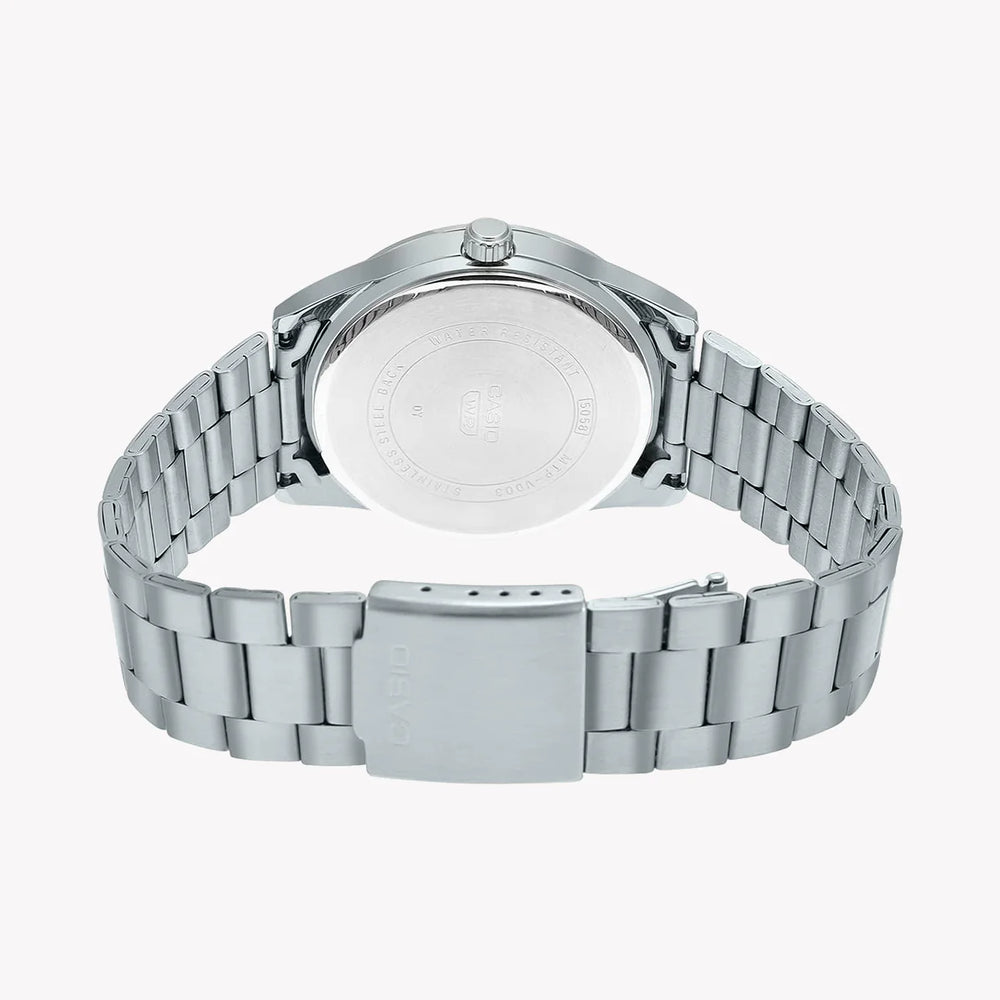 Casio Men's Stainless Steel Watch, Carbon Dial | Mtp-Vd03d-1a by i-watch