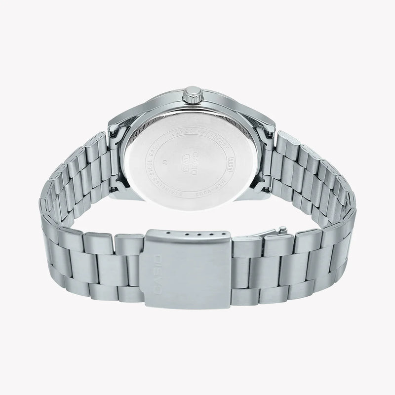 Casio Men's Stainless Steel Watch, Carbon Dial | Mtp-Vd03d-1a by i-watch