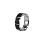 ZJRG009SMB-18 Zink Men's Rings