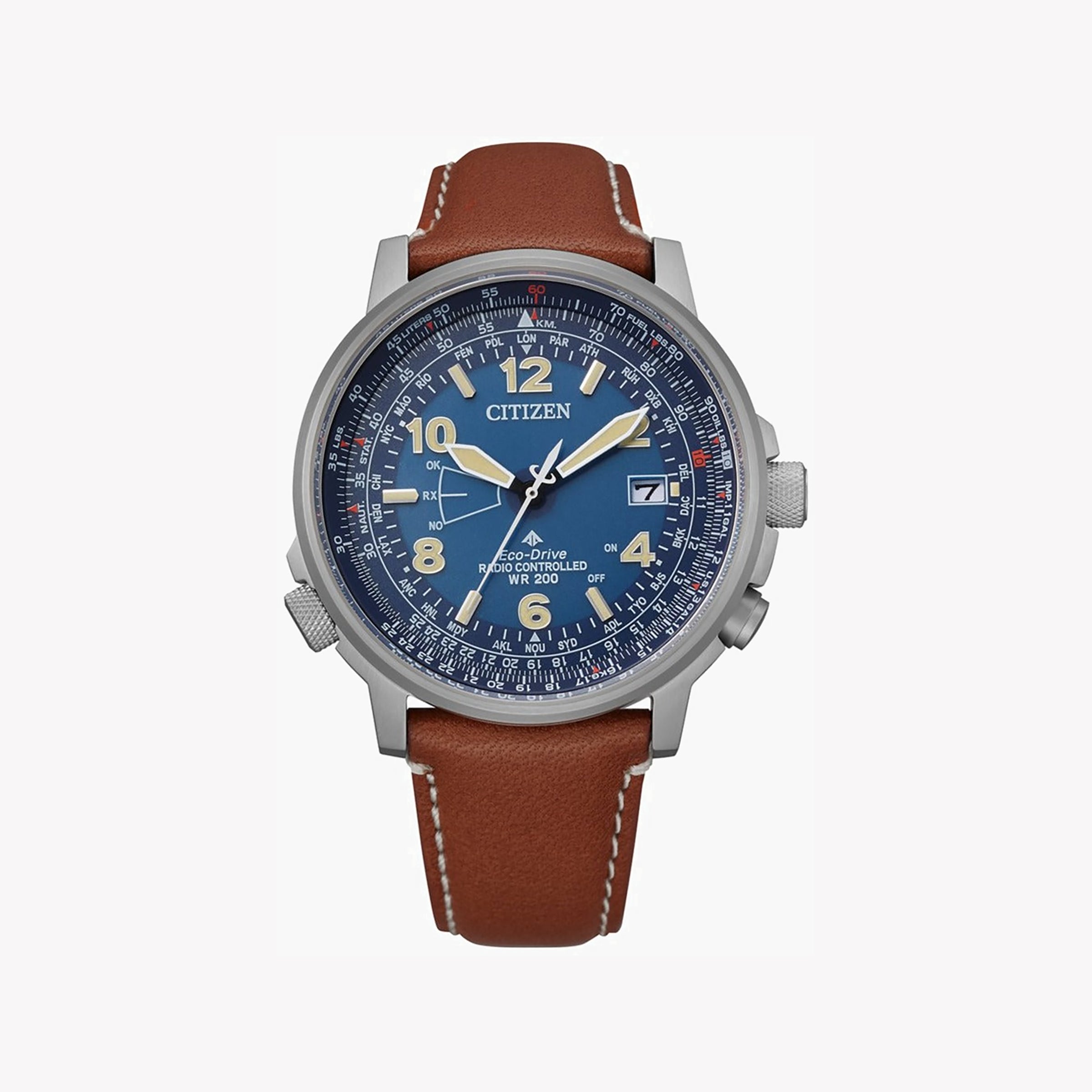 CITIZEN CB0240-11L MEN'S TIMEPIECE - ELEGANT LEATHER, PRECISE FUNCTIONALITY, WATER RESISTANT