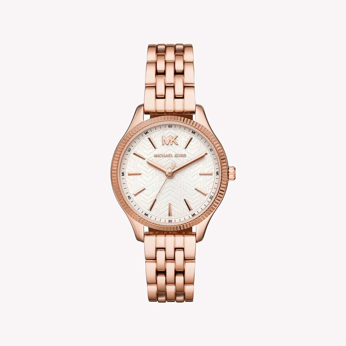 MICHAEL KORS MK6641 CHIC ALLURE - SOPHISTICATED ROSE GOLD WOMEN'S WATCH WITH WHITE DIAL