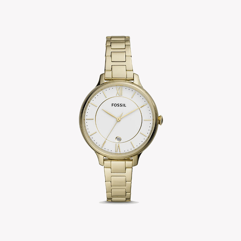 Fossil Women's Gold Watch, White Dial | Es4876 by i-watch