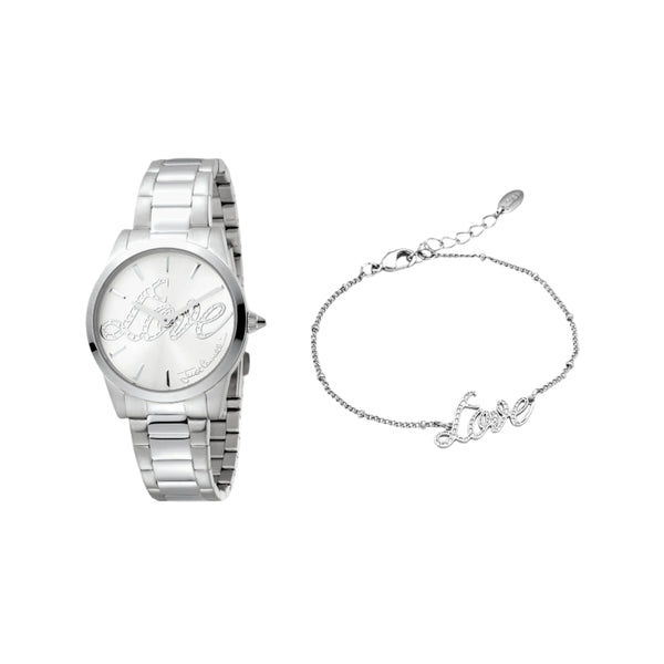Just Cavalli Women's Silver Watch, Stainless Steel | Jc1l010m0235 by i-watch