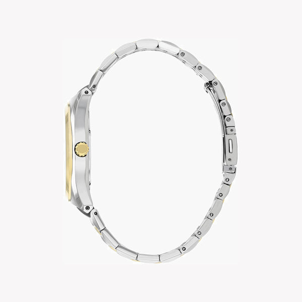 Citizen Men's Silver & Gold Stainless Steel Watch, Blue Dial | Bm7334-66l by i-watch