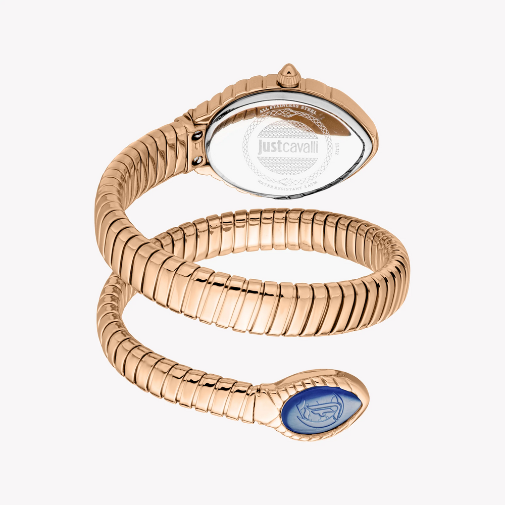 Just Cavalli Women's Rose Gold Watch, Dark Blue Dial | Jc1l322m0045 by i-watch