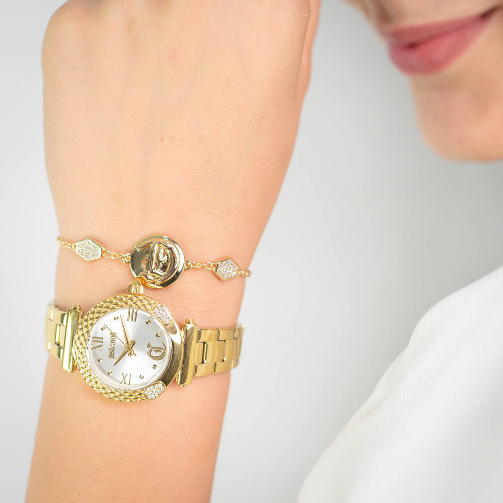 JUST CAVALLI JC1L332M0055 - BOLDLY ELEGANT GOLD & SILVER WOMEN'S WATCH WITH STYLISH SOPHISTICATION-i-Watch-3