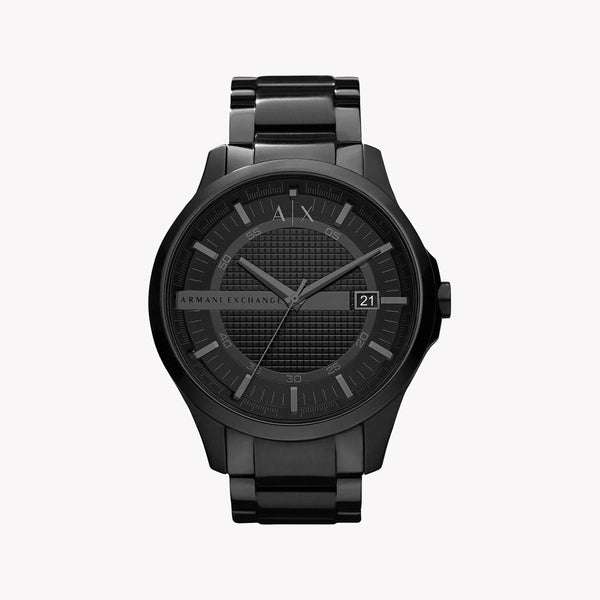 Armani Exchange Men's Black Stainless Steel Watch, Black Dial | Ax2104 by i-watch