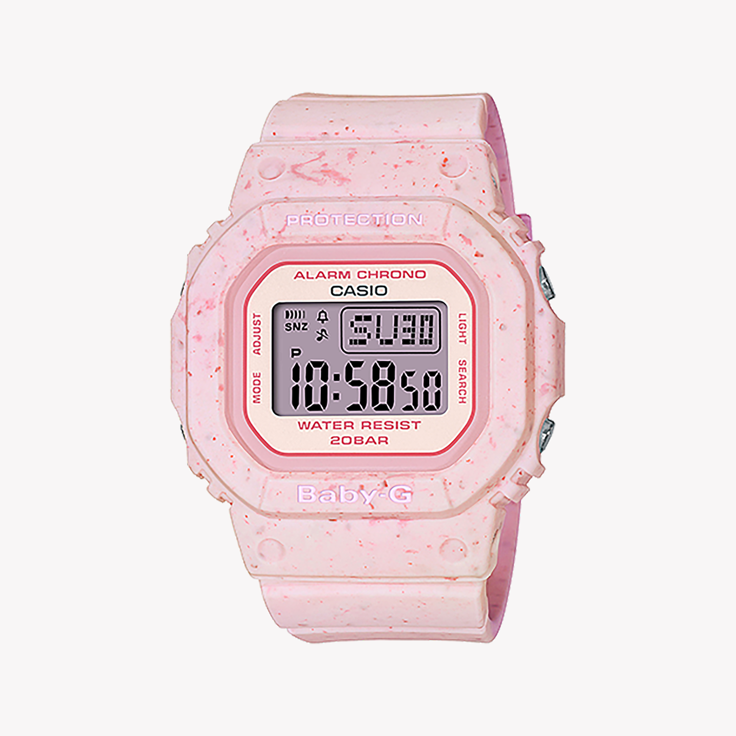 BGD-560CR-4DR BABY-G - VIBRANT PINK PLAYTIME - Sporty Women's Watch with Water Resistance & Functionality