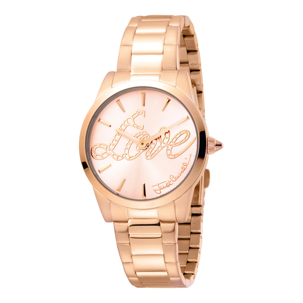 Just Cavalli Women's Rose Gold Stainless Steel Watch, Rose Gold Case | Jc1l010m0255 by i-watch