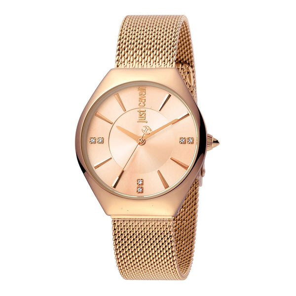 Just Cavalli Women's Rose Gold Stainless Steel Watch, Rose Gold Case | Jc1l026m0095 by i-watch