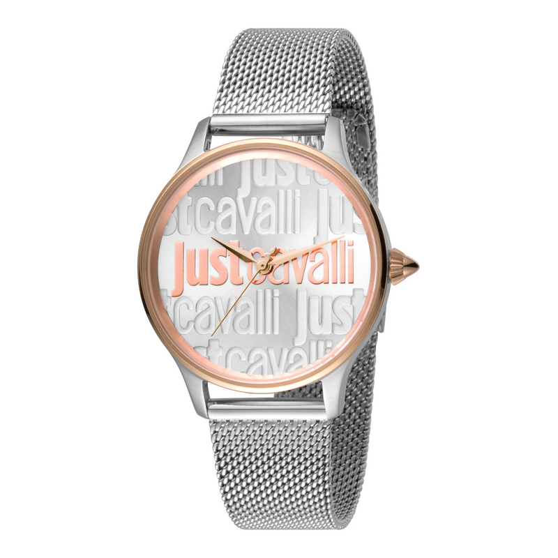 Just Cavalli Women's Silver Stainless Steel Watch, Silver Stainless Steel Case | Jc1l032m0305 by i-watch