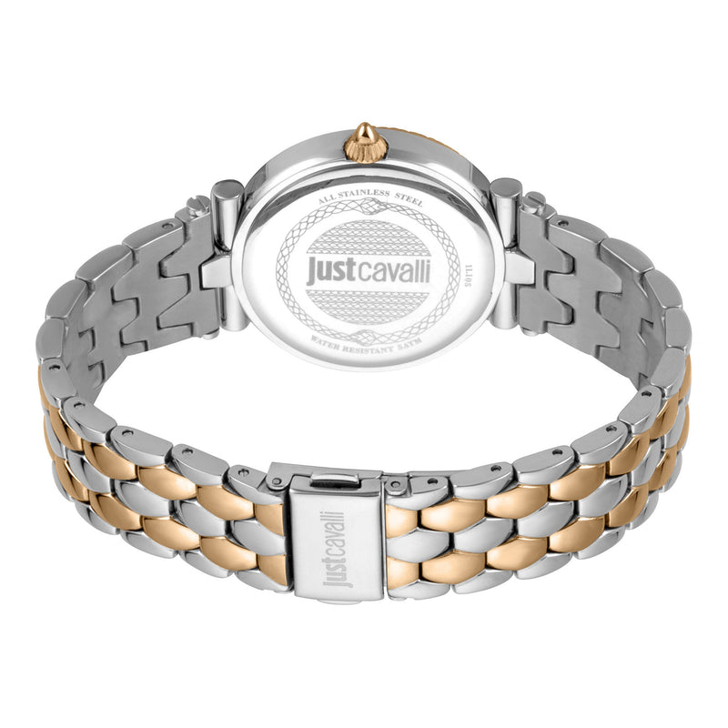 Just Cavalli Women's Silver Stainless Steel Watch, Silver & Rose Gold Band | Jc1l105m0115 by i-watch