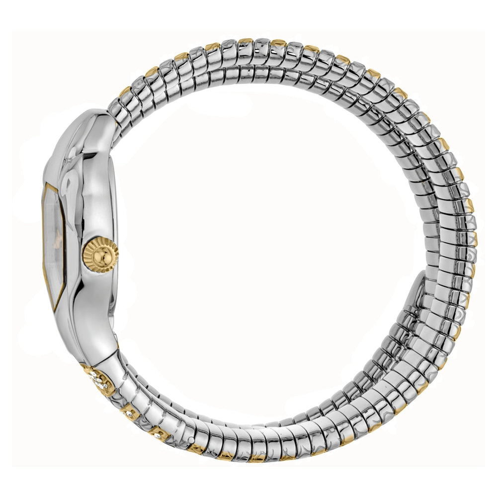 Just Cavalli Women's Watch With Silver & Gold Stainless Steel Case And Stainless Steel Band by i-watch