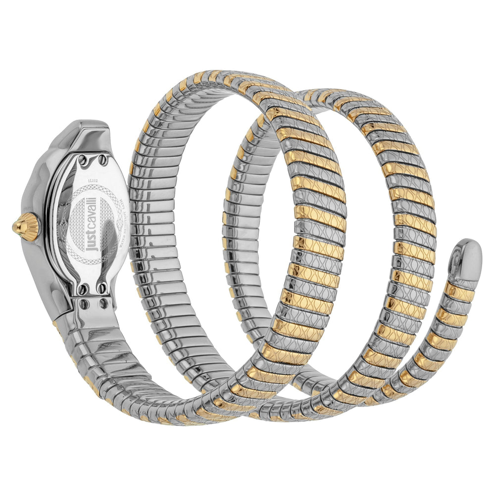 Just Cavalli Women's Watch With Silver & Gold Stainless Steel Case And Stainless Steel Band by i-watch