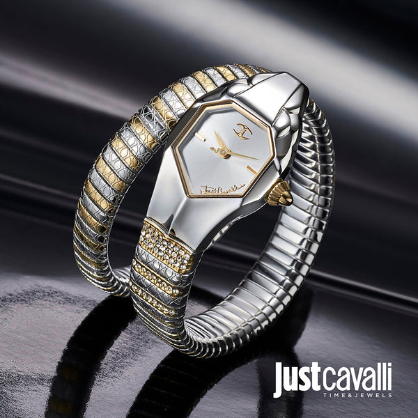 Just Cavalli Women's Silver Stainless Steel Watch, Silver Case | Jc1l113m0045 by i-watch