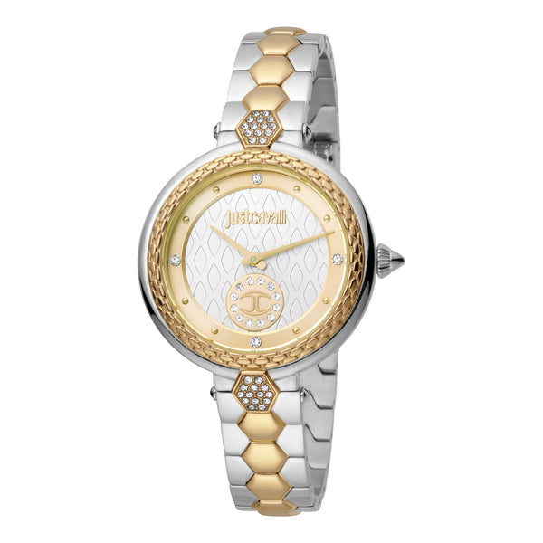 Just Cavalli Women's Silver Stainless Steel Watch, Silver Stainless Steel Case | Jc1l128m0095 by i-watch
