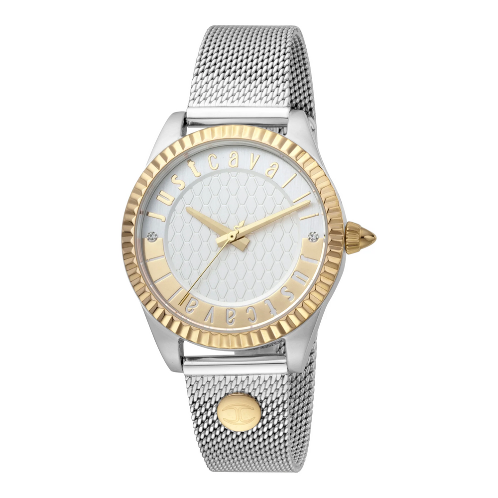 Just Cavalli Women's Silver Stainless Steel Watch, Silver Case | Jc1l133m0095 by i-watch