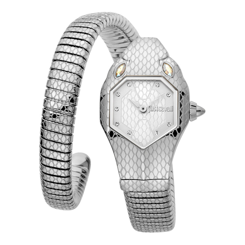 Just Cavalli Women's Silver Stainless Steel Watch, Silver Case | Jc1l177m0015 by i-watch