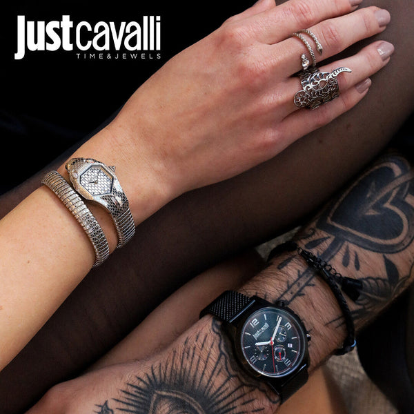 Just Cavalli Women's Silver Stainless Steel Watch, Silver Case | Jc1l177m0015 by i-watch