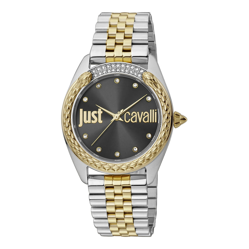 Just Cavalli Women's Silver & Gold Stainless Steel Watch, Case And Band | Jc1l195m0105 by i-watch