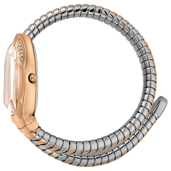 Just Cavalli Women's Rose Gold Stainless Steel Watch, Silver & Rose Gold Band | Jc1l208m0075 by i-watch