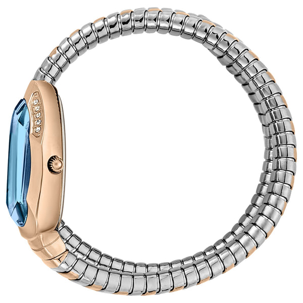 Just Cavalli Women's Rose Gold Stainless Steel Watch, Silver & Rose Gold Band | Jc1l209m0085 by i-watch