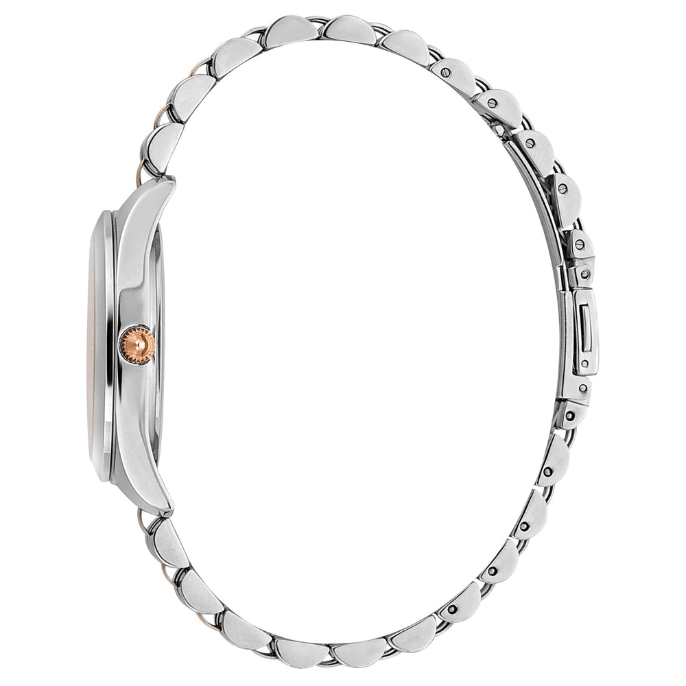 Just Cavalli Women's Silver & Rose Gold Stainless Steel Watch, Stainless Steel Case & Band | Jc1l210m0315 by i-watch