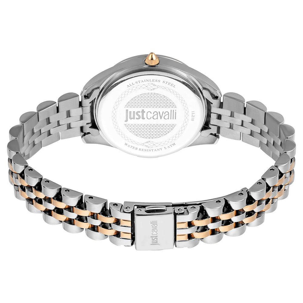 Just Cavalli Women's Silver & Rose Gold Stainless Steel Watch, Stainless Steel Case & Band | Jc1l210m0315 by i-watch