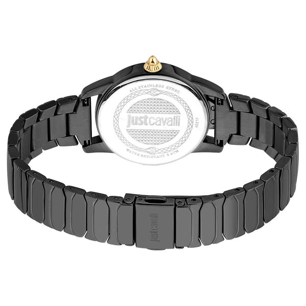 Just Cavalli Women's Black & Gold Stainless Steel Watch, Black Case | Jc1l220m0265 by i-watch