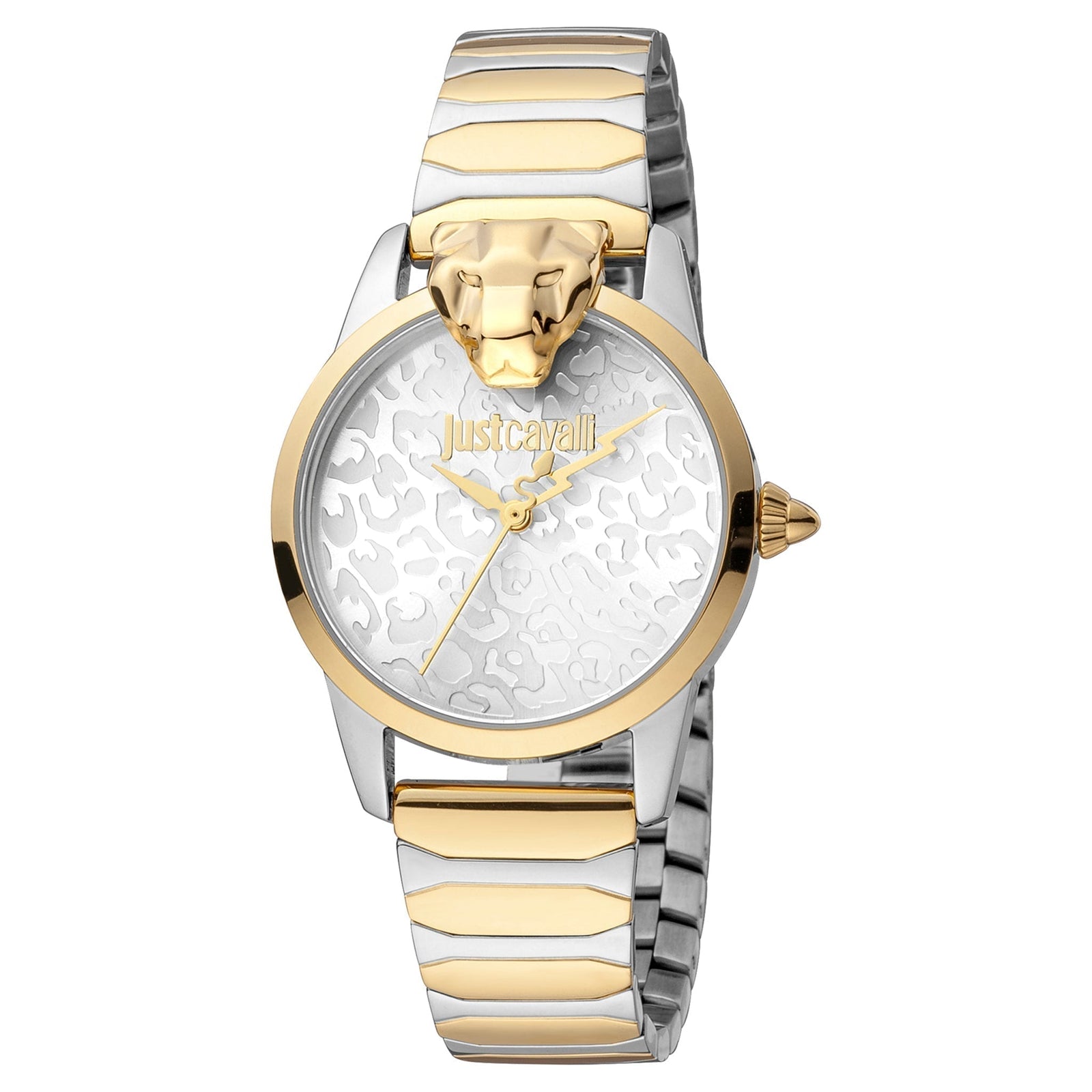 Just Cavalli Women's Silver & Gold Stainless Steel Watch, Case And Band | Jc1l220m0275 by i-watch