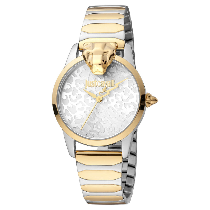 Just Cavalli Women's Silver & Gold Stainless Steel Watch, Case And Band | Jc1l220m0275 by i-watch