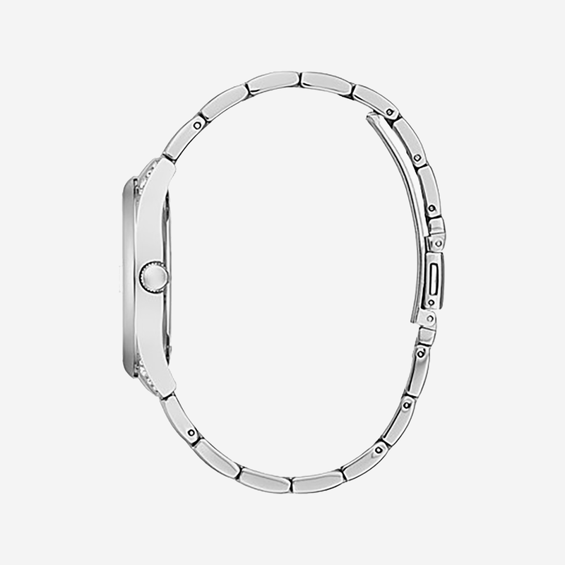 Guess Women's Silver Watch, Dark Blue Dial | W1159l1 by i-watch