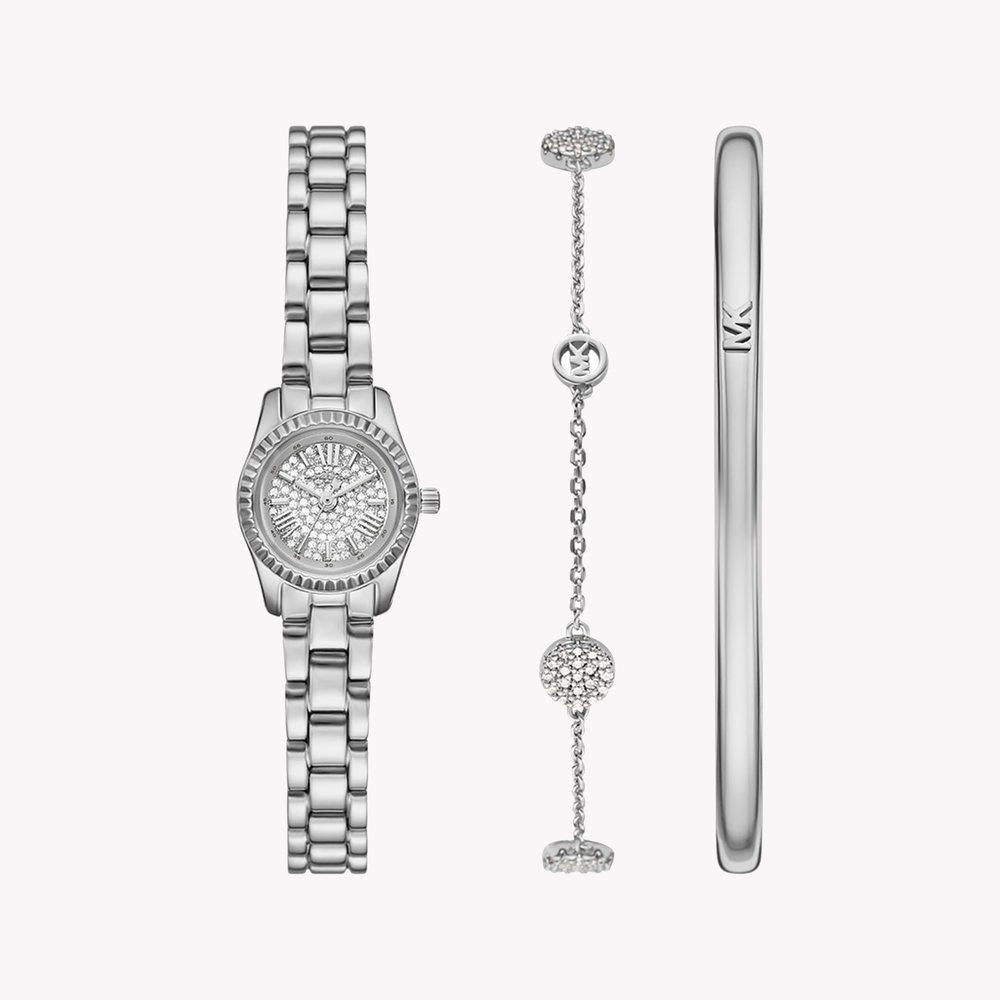 Michael Kors Petite Lexington Quartz Ladies Watch and Jewelry Gift Set MK4948SET