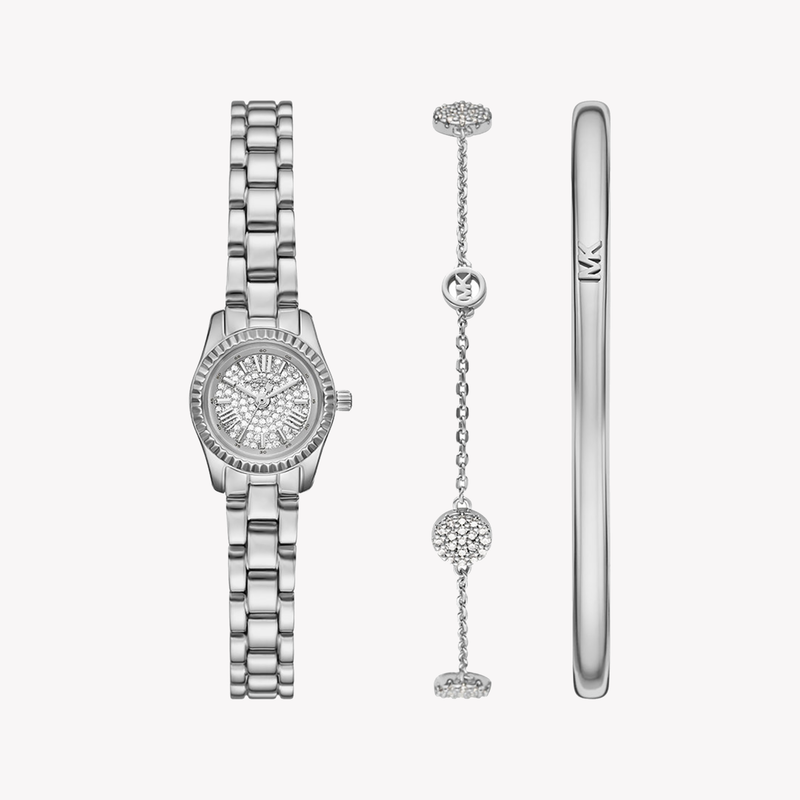 Michael Kors Petite Lexington Quartz Ladies Watch and Jewelry Gift Set MK4948SET