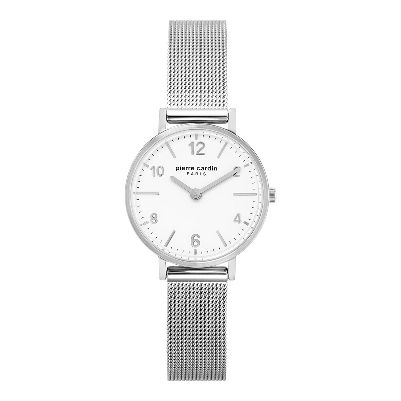 Pierre Cardin Women's Watch With Silver Stainless Steel Case And Silver Stainless Steel Band by i-watch