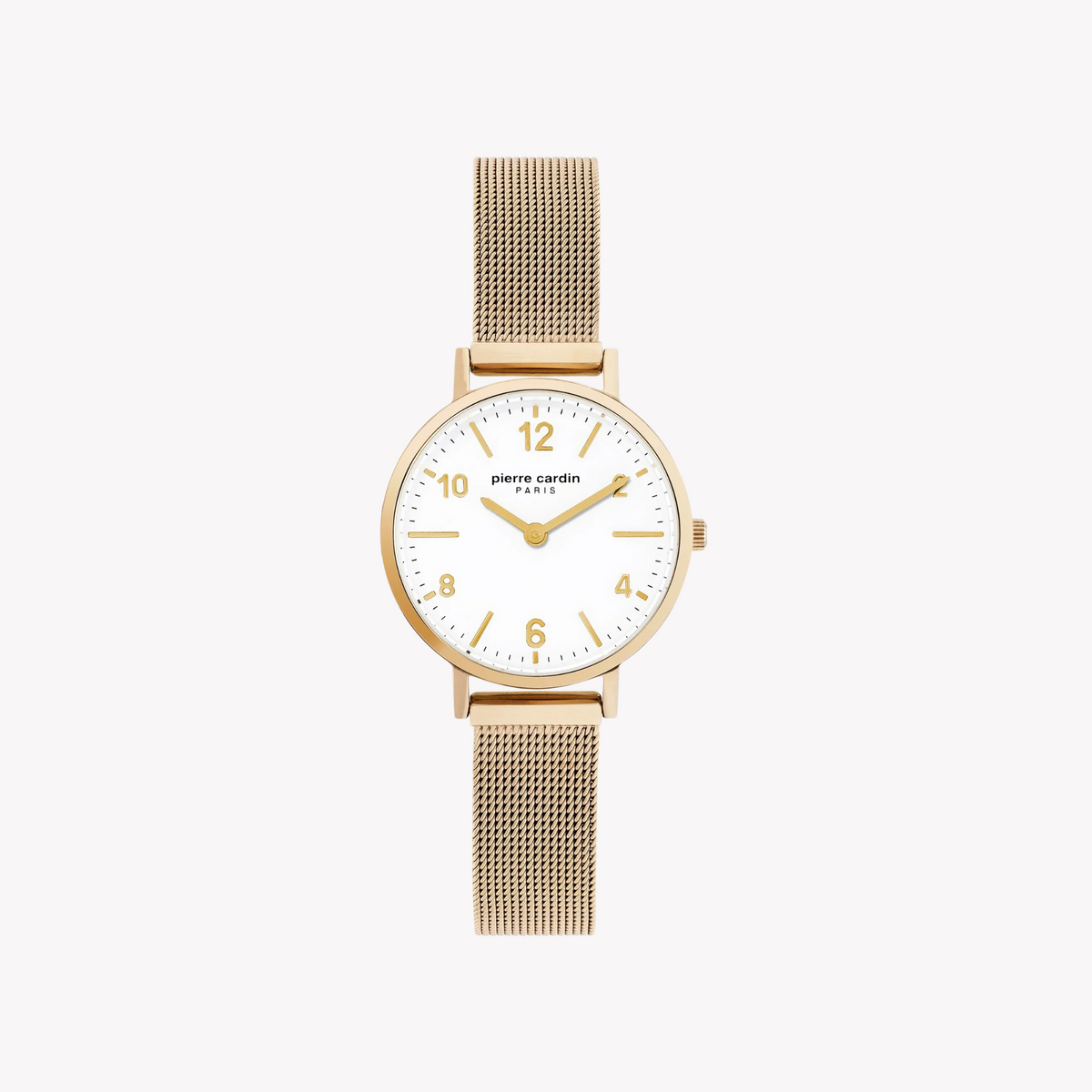 Pierre Cardin Women's Gold Watch, White Dial | Pc902662f19