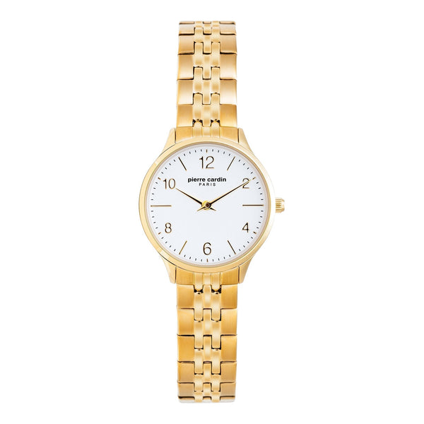 Pierre Cardin Women's Watch With Gold Stainless Steel Case And Gold Stainless Steel Band by i-watch
