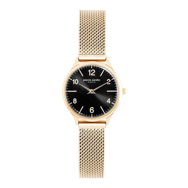 Pierre Cardin Women's Watch With Gold Stainless Steel Case And Gold Stainless Steel Band by i-watch