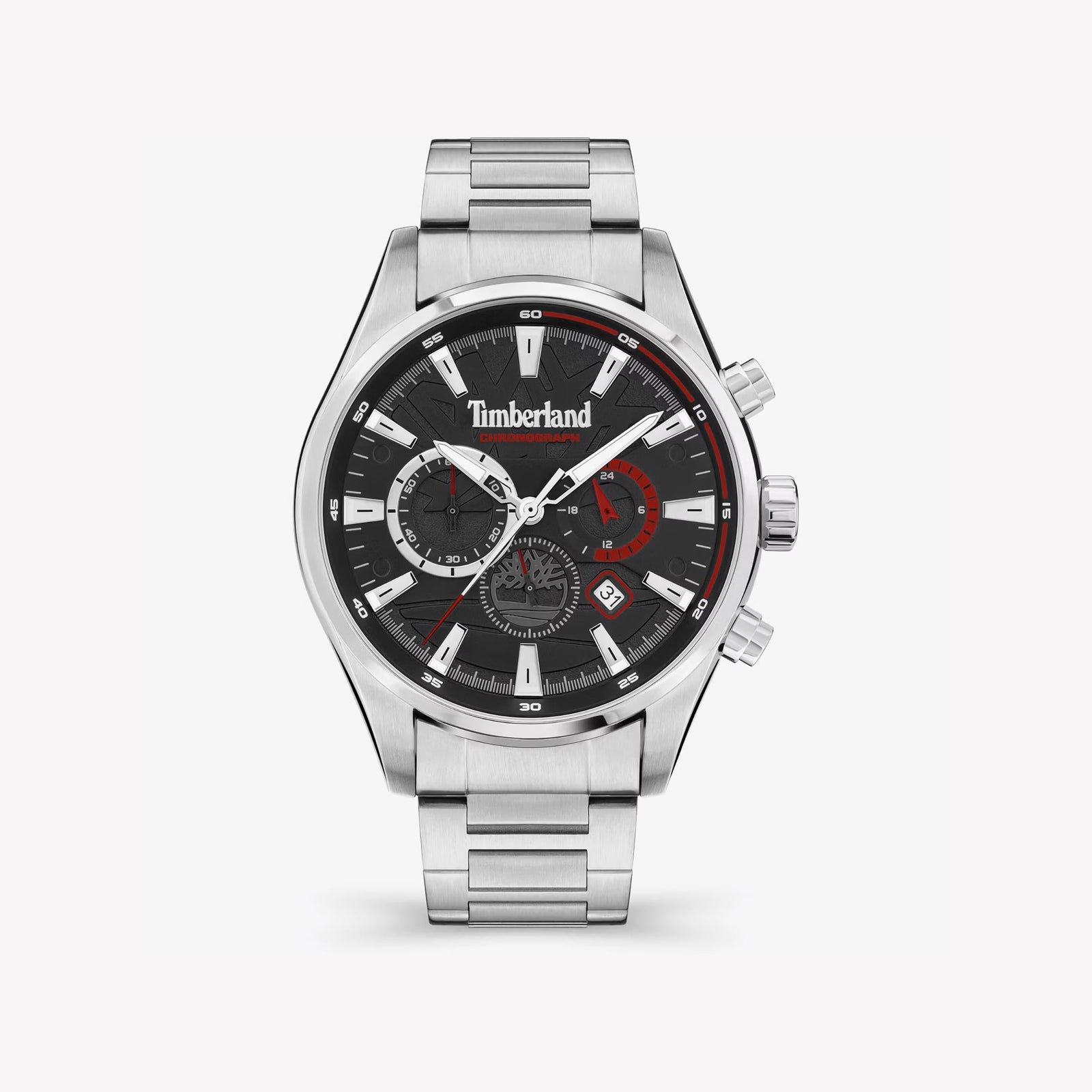 Timberland Men's Silver Stainless Steel Watch, Black Dial | Tdwgi2102404 by i-watch