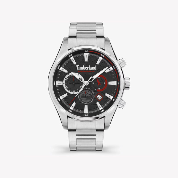 Timberland Men's Silver Stainless Steel Watch, Black Dial | Tdwgi2102404 by i-watch