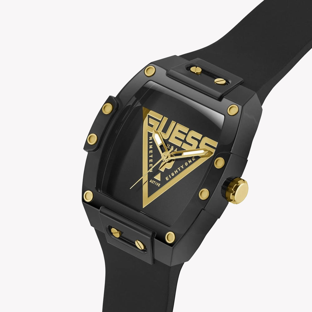 Guess Men's Phoenix Black Silicone Watch GW1072G2