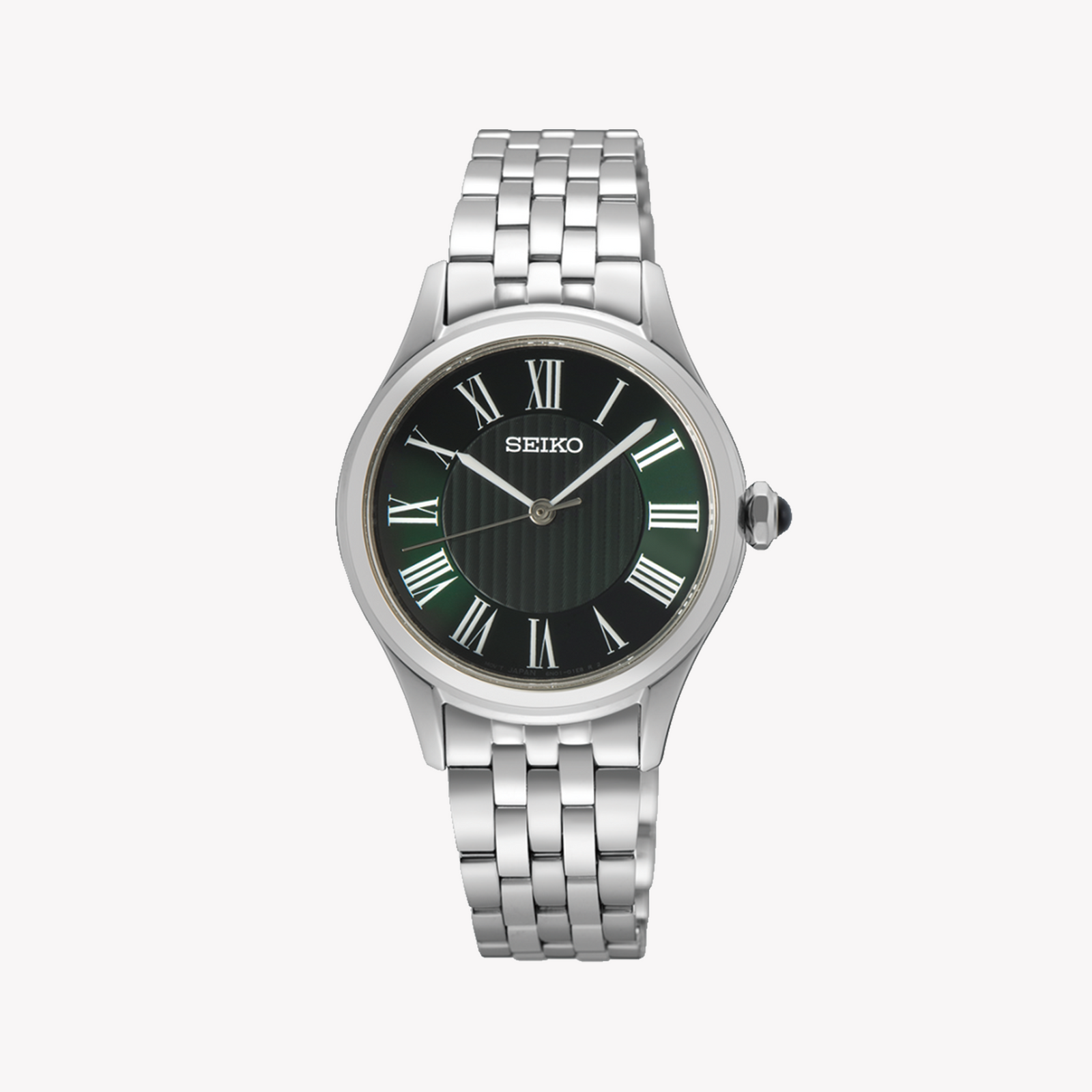 SEIKO Women's Silver Stainless Steel, Black | SUR611P1 by i-watch