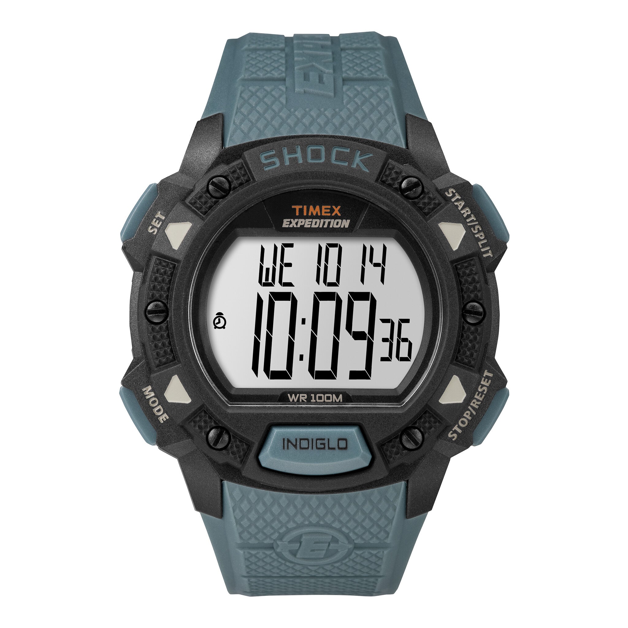 TIMEX Expedition Rugged Digital TW4B09400 - Men's Blue Resin Outdoor Watch with Shock Resistance