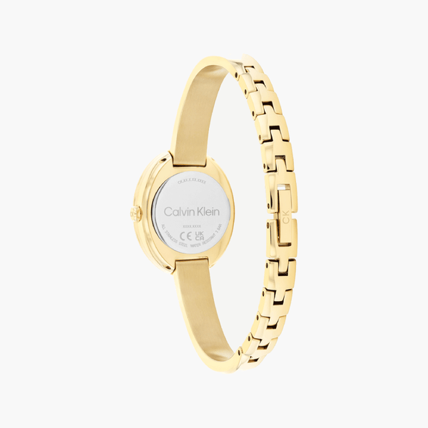 Ck Calvin Klein Women's Gold Stainless Steel Watch | K3m53121 by i-watch