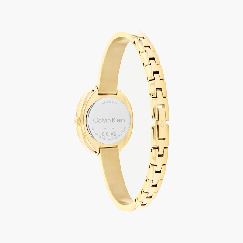 Ck Calvin Klein Women's Gold Stainless Steel Watch | K3m53121 by i-watch