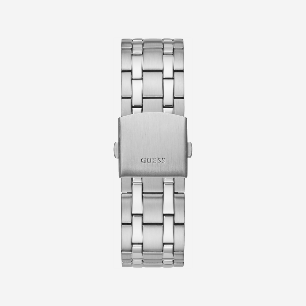 Guess Watches Men's Silver Stainless Steel, Black Dial | Gw0260g1 by i-watch
