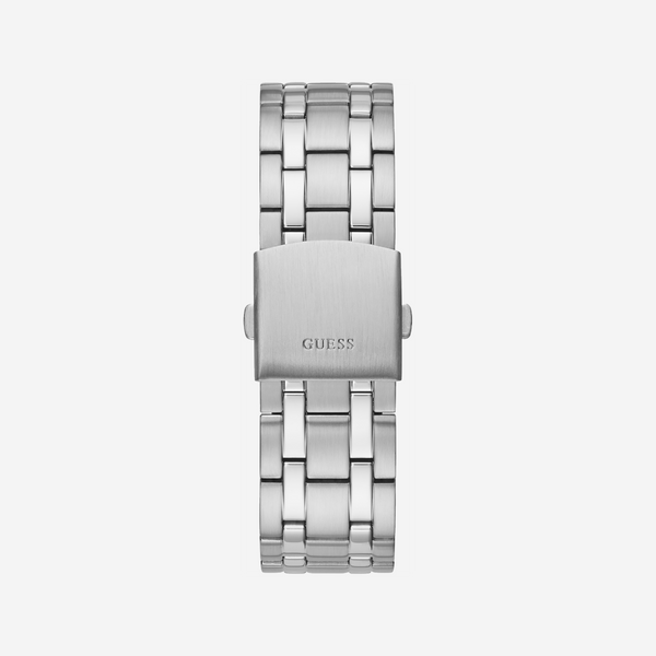 Guess Watches Men's Silver Stainless Steel, Black Dial | Gw0260g1 by i-watch