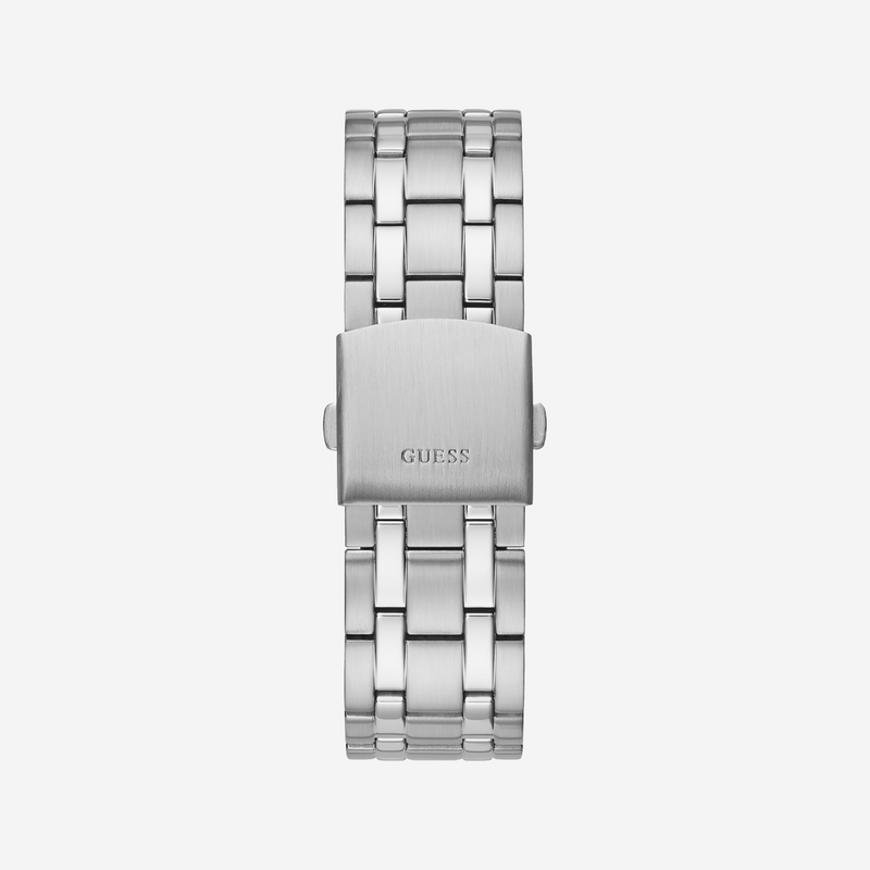 Guess Watches Men's Silver Stainless Steel, Black Dial | Gw0260g1 by i-watch