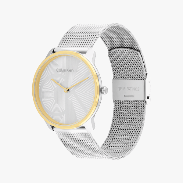 Ck Calvin Klein Women's Silver Stainless Steel Watch, White Dial | K8r2g1zb by i-watch